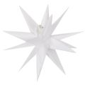 Floristik24 Dekorativ LED-stjärna, varmvit, utomhus, med timer, 40 cm