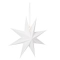 Floristik24 LED-hängande stjärna med timer, varmvit, utomhus, 38 cm