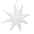 LED-hängande stjärna med timer, varmvit, utomhus, 38 cm | Floristik24.se
