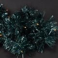 Glitterjulgirlang med 60 lysdioder och timer, utomhus, 3m | Floristik24.se