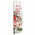 Floristik24 LED-väggmålning Santa Claus &quot;Merry Christmas&quot; 21 × 60cm För batteri