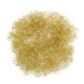 Floristik24 Metalliskt lockigt glitter, guld, 50g