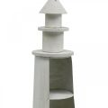 Floristik24 Lighthouse Shabby Chic Cream Maritime Deco Ø13cm H41,5cm