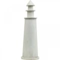 Floristik24 Lighthouse Shabby Chic Cream Maritime Deco Ø13cm H41,5cm