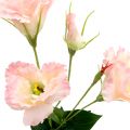 Floristik24 Lysianthus konstgjord rosa 87,5cm