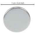 Rund magnetisk skiva för ljusstakar och metallfat, 1 cm, 20 stycken | Floristik24.se