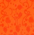 Floristik24 Manschettpapper orange med mönster 25cm 100m