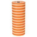 Manschettpappersrulle, orange randig, 25 cm x 100 m | Floristik24.se