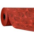 Floristik24 Manschettpapper silkespapper röda rosor 25cm 100m