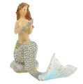 Dekorativ figur sjöjungfrun blå 6cm - 9,5 cm 3st | Floristik24.se