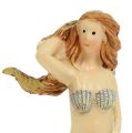 Dekorativ figur sjöjungfrun blå 6cm - 9,5 cm 3st | Floristik24.se