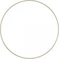 Floristik24 Metallring dekorring Scandi ring deco loop guld Ø30,5cm 6st