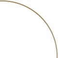 Floristik24 Metallring dekorring Scandi ring deco loop guld Ø20,5cm 6st