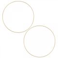 Floristik24 Metallring dekorring Scandi ring deco loop golden Ø25cm 4st