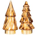 LED-julgransdekoration i glas