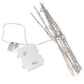 Dekorativ Polar Star LED-lampa, varmvit, med timer, utomhus, 29 cm | Floristik24.se