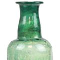 Floristik24 Minivas glasflaska vas blomvas grön Ø6cm H17cm