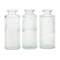 Floristik24 Minivaser glas dekorativa flaskvaser Ø5cm H13cm 3st