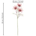 Konstgjord blomma nåldyna protea blommande gren 65cm 3st | Floristik24.se