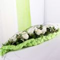 Blommigt skum tegelbord dekoration grön 22cm x 7cm x 5cm 10st