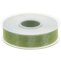 Floristik24 Organzaband grönt presentband kantband limegrönt 25mm 50m