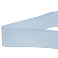 Floristik24 Dekorationsband presentband ljusblått band blå kant 25mm 3m