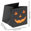 Papperspåse pumpa ansikte plantering Halloween dekoration 10cm 6st | Floristik24.se