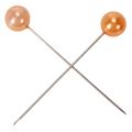 Pärlstift orange Ø10mm 60mm | Floristik24.se