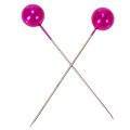Pärlhuvudstift Rosa Ø10mm 60mm | Floristik24.se