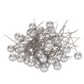 Floristik24 Pärlstift silver Ø10mm 60mm