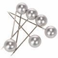 Floristik24 Pärlstift silver Ø20mm 90mm