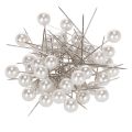 Floristik24 Pärlhuvudstift Vit Ø10mm 60mm
