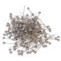 Floristik24 Pärlhalsade blomster- och dekorationsnålar, silver, Ø4 mm, 40 mm, 150 stycken