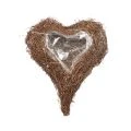 Floristik24 Växthjärta vinstockar hjärta växtskål naturlig Salim 21×20,5×6cm