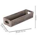 Kompakt rektangulär bricka, mångsidig användning för dekoration och plantering, 23 cm | Floristik24.se