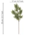 Konstgjord tallgran som dekorativ grangren, 55 cm, 3 stycken | Floristik24.se