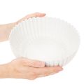 Dekorativ skål, räfflad, stor storlek 25 cm | Floristik24.se