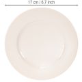 Runda, enkla tallrikar för dekoration och små arrangemang, 17 cm, 6 stycken | Floristik24.se