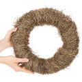 Krans av naturmaterial, naturlig dekorativ krans för gör-det-själv-projekt, 35 cm | Floristik24.se