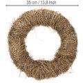 Krans av naturmaterial, naturlig dekorativ krans för gör-det-själv-projekt, 35 cm | Floristik24.se