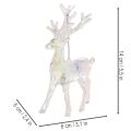 Renprydnader i akryl till julgran, 14 cm, 4 stycken | Floristik24.se