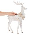 Dekorativ hjortfigur med kottedekoration för vinterdekoration, 49 cm | Floristik24.se
