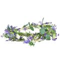 Floristik24 Romantisk blomstergirlang lavendel lila vit 194cm
