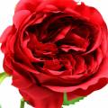 Floristik24 Ros konstgjord blomma röd 72cm