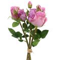 Floristik24 Bukett med gamla rosa rosor 40cm