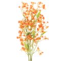 Floristik24 Konstgjord blomma orkidégren orange filigran rumsdekoration 110 cm 3 st