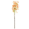 Konstgjord blomma orkidégren orange filigran rumsdekoration 110 cm 3 st | Floristik24.se