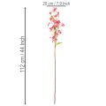 Konstgjord blommande gren Oncidium orkidédekoration 112cm 3st | Floristik24.se