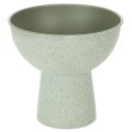 Floristik24 Modern rund kruka på hög bas, 18 cm