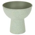 Floristik24 Modern rund kruka på hög bas, 18 cm
